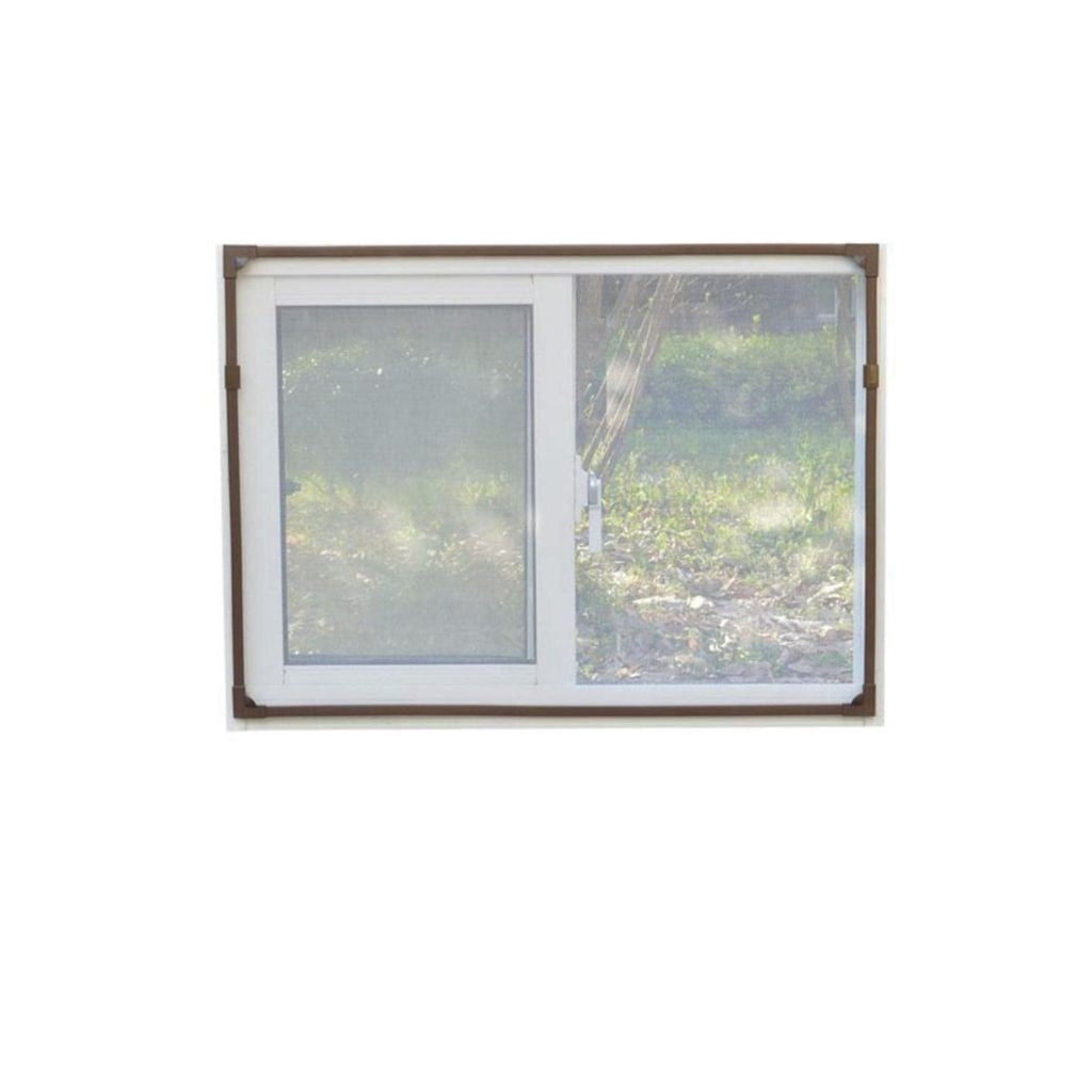 Moustiquaire Magnétique Marron Réutilisable Pour Fenêtre – 100 x 150 cm
