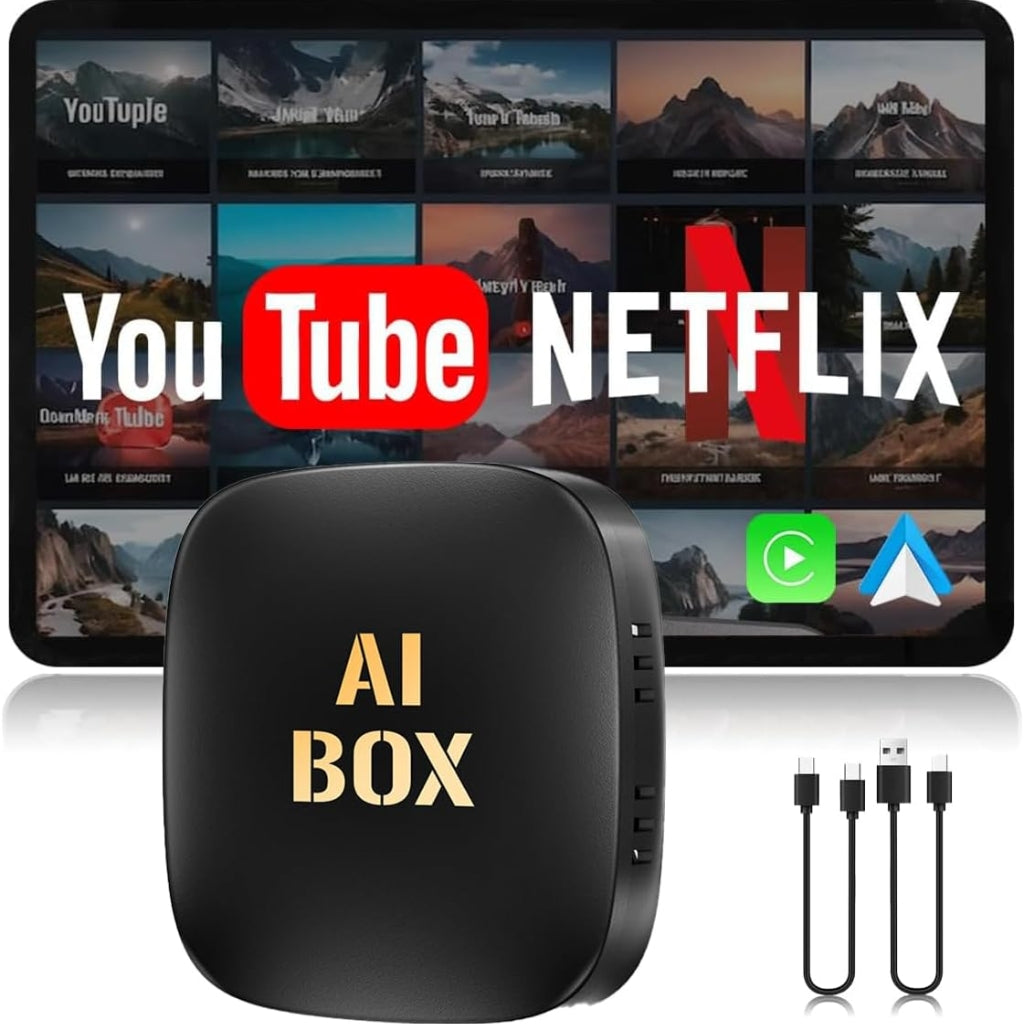 Adaptateur CarPlay Sans Fil & Android Auto – Double Système, WiFi 5G, Bluetooth 5.3