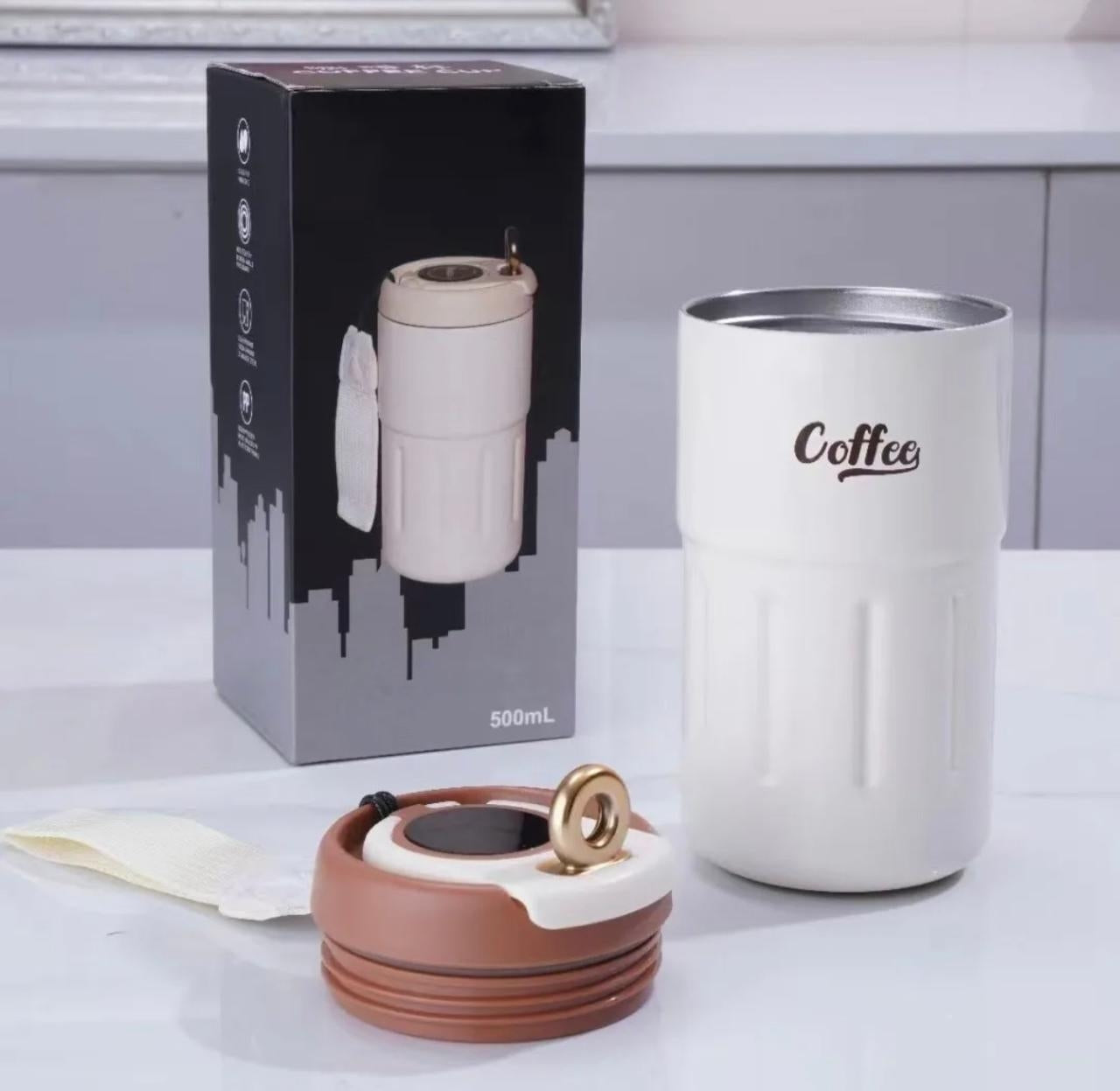 Thermos Mug Led Isotherme Avec Affichage De La Température 500 ML