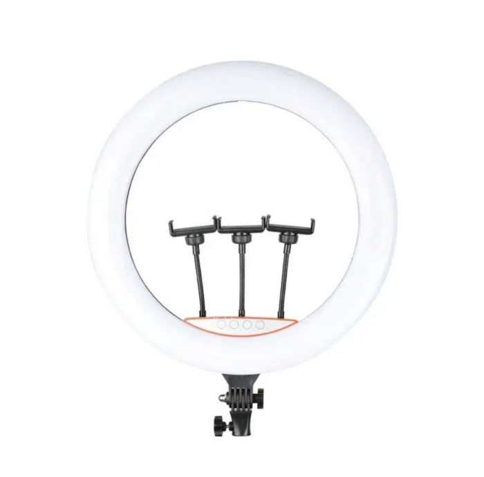 Ring Light Avec Trois Support Téléphones 3 Couleurs Et 10 Modes