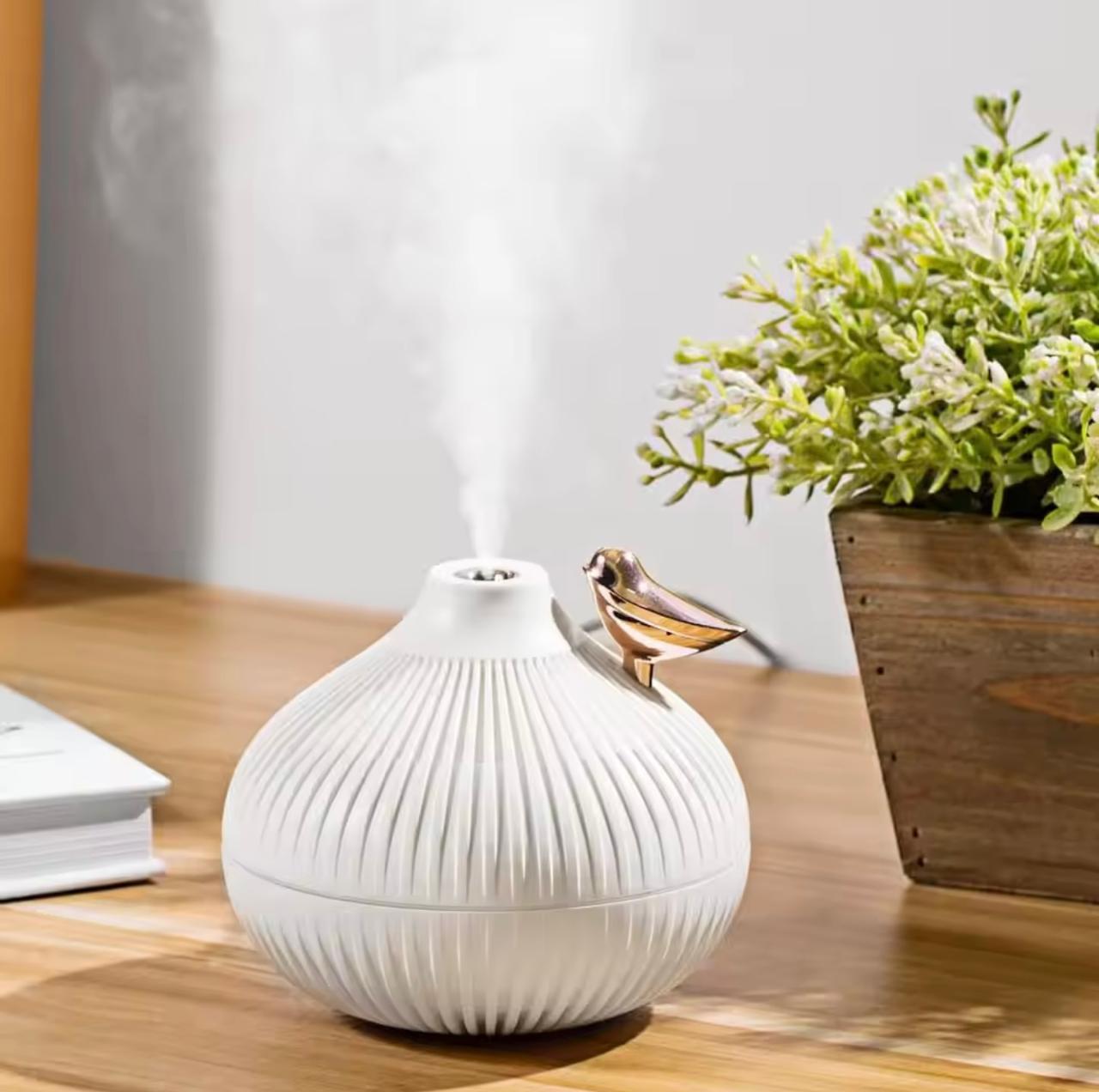 Aroma Diffuseur Électrique D'Huiles Essentielles Motif Oiseau 300 Ml