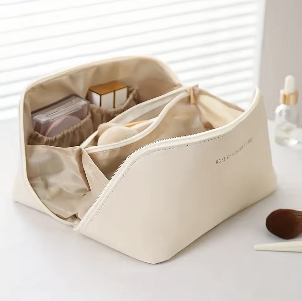 Trousse De Maquillage Multifonctionnelle En Similicuir