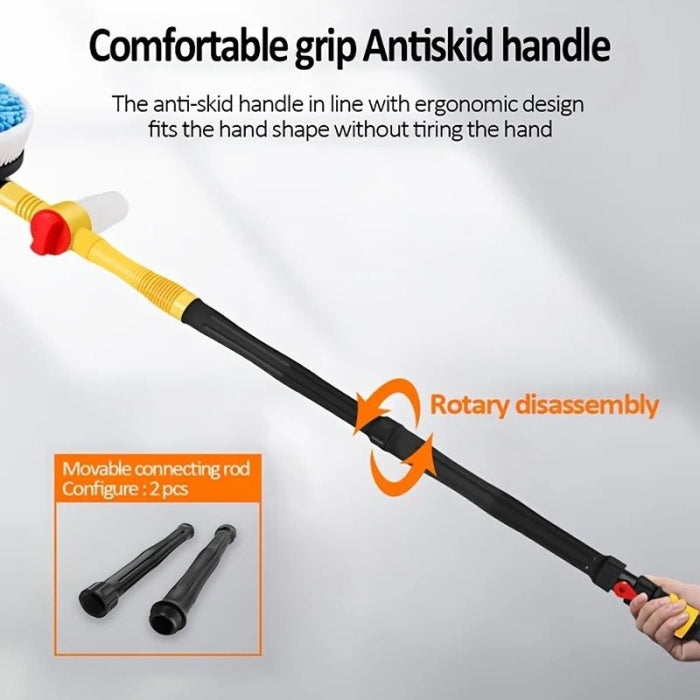 Kit De Nettoyage De Voiture Avec Vadrouille Rotative 360 ° 100 Cm