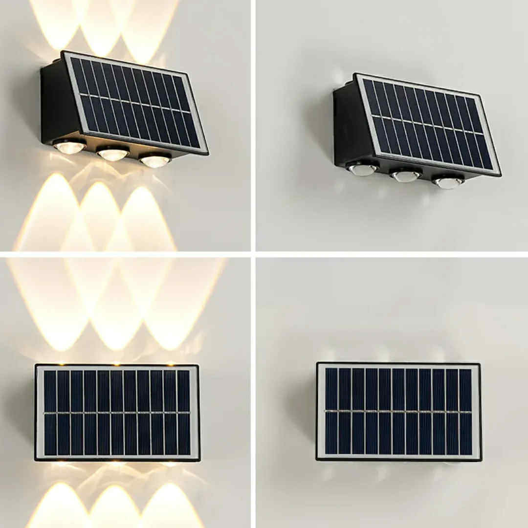 Applique Murale Solaire LED Extérieure 6 LED