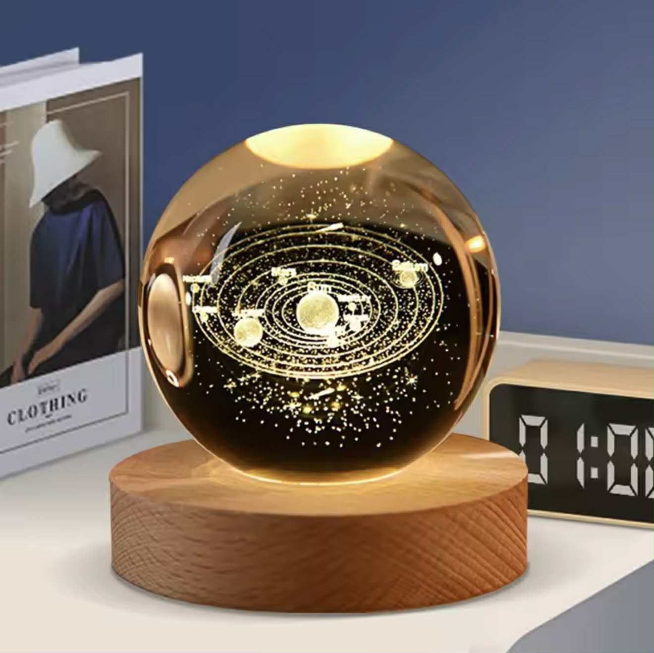 Boule de cristal galaxie 3D GG