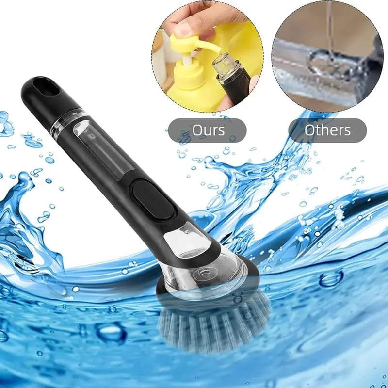 Brosses Nettoyage avec Distributeur Savon 3 en 1