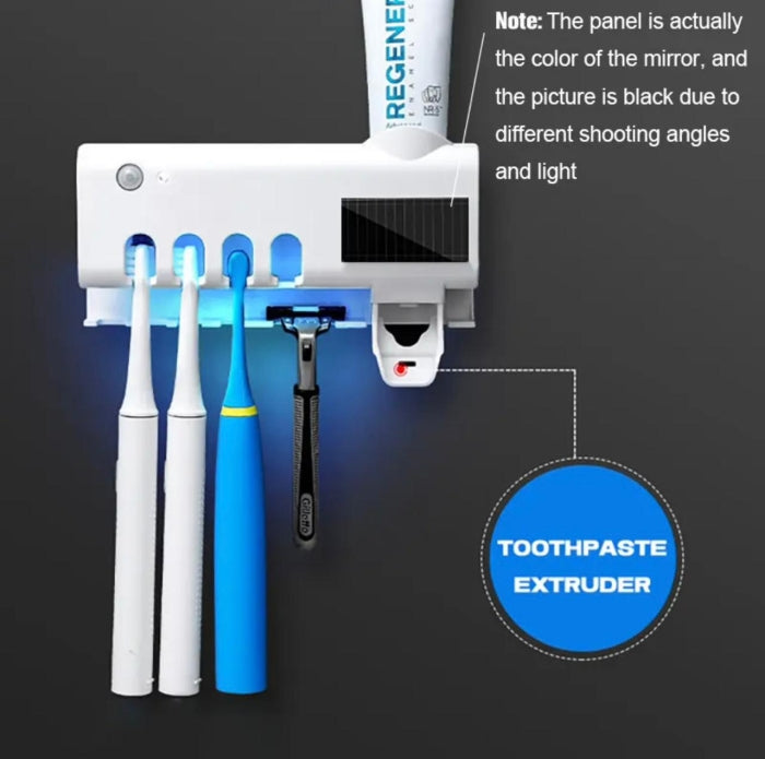 Stérilisateur De Brosse A Dents Avec Distributeur Automatique De Dentifrice
