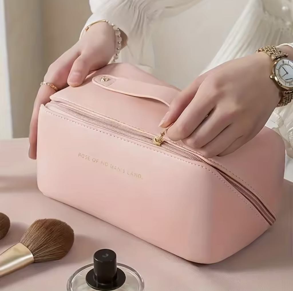 Trousse De Maquillage Multifonctionnelle En Similicuir