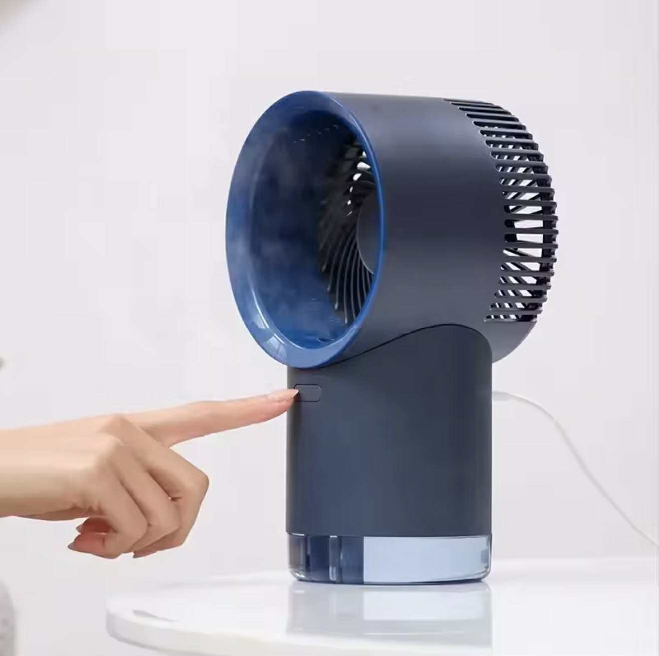 Ventilateur Refroidisseur d'Air Rechargeable avec Diffusseur et LED RGB