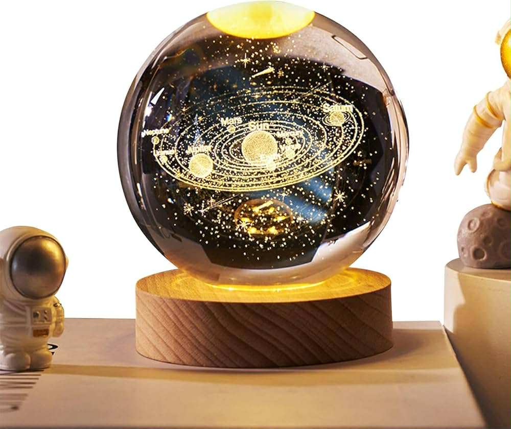 Boule de cristal galaxie 3D GG