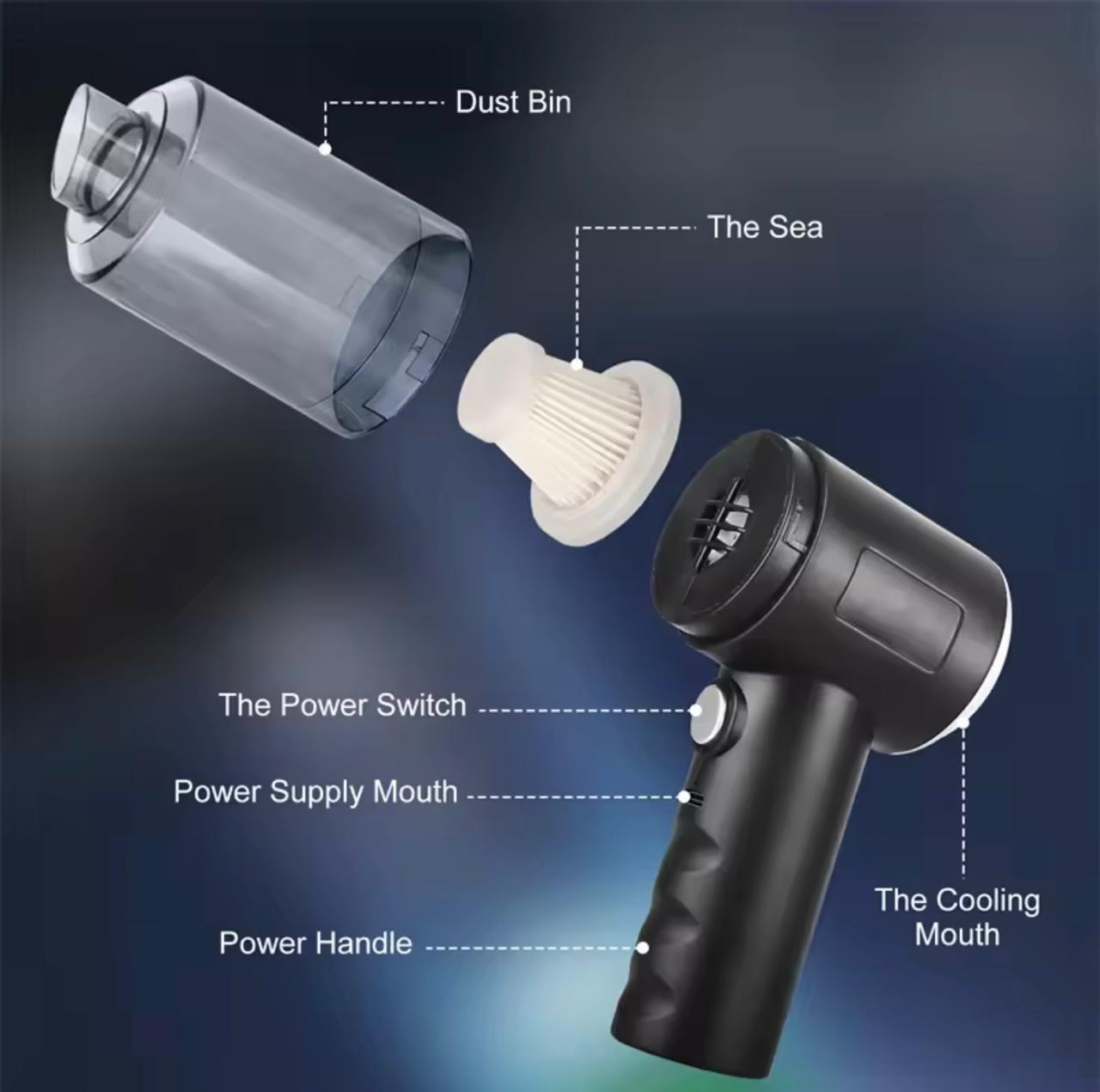 Aspirateur Portable Sans Fil Multifonction