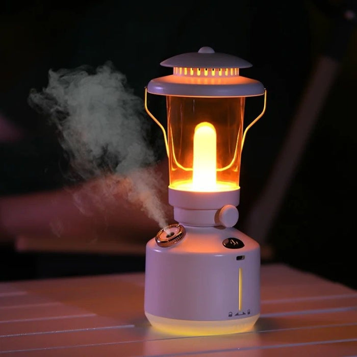 Lampe De Camping Rechargeable Avec Diffuseur D'huile Essentiel