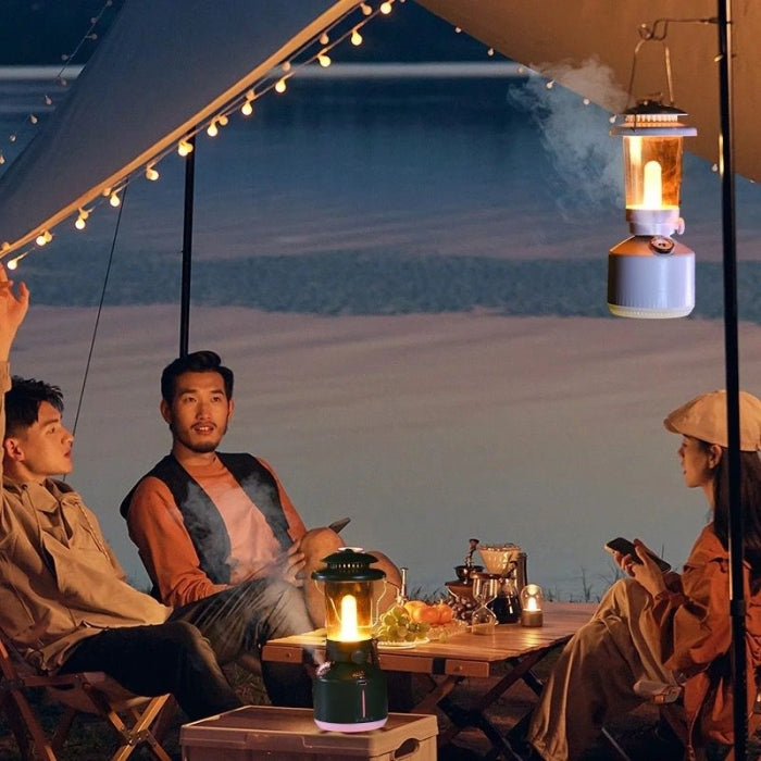 Lampe De Camping Rechargeable Avec Diffuseur D'huile Essentiel