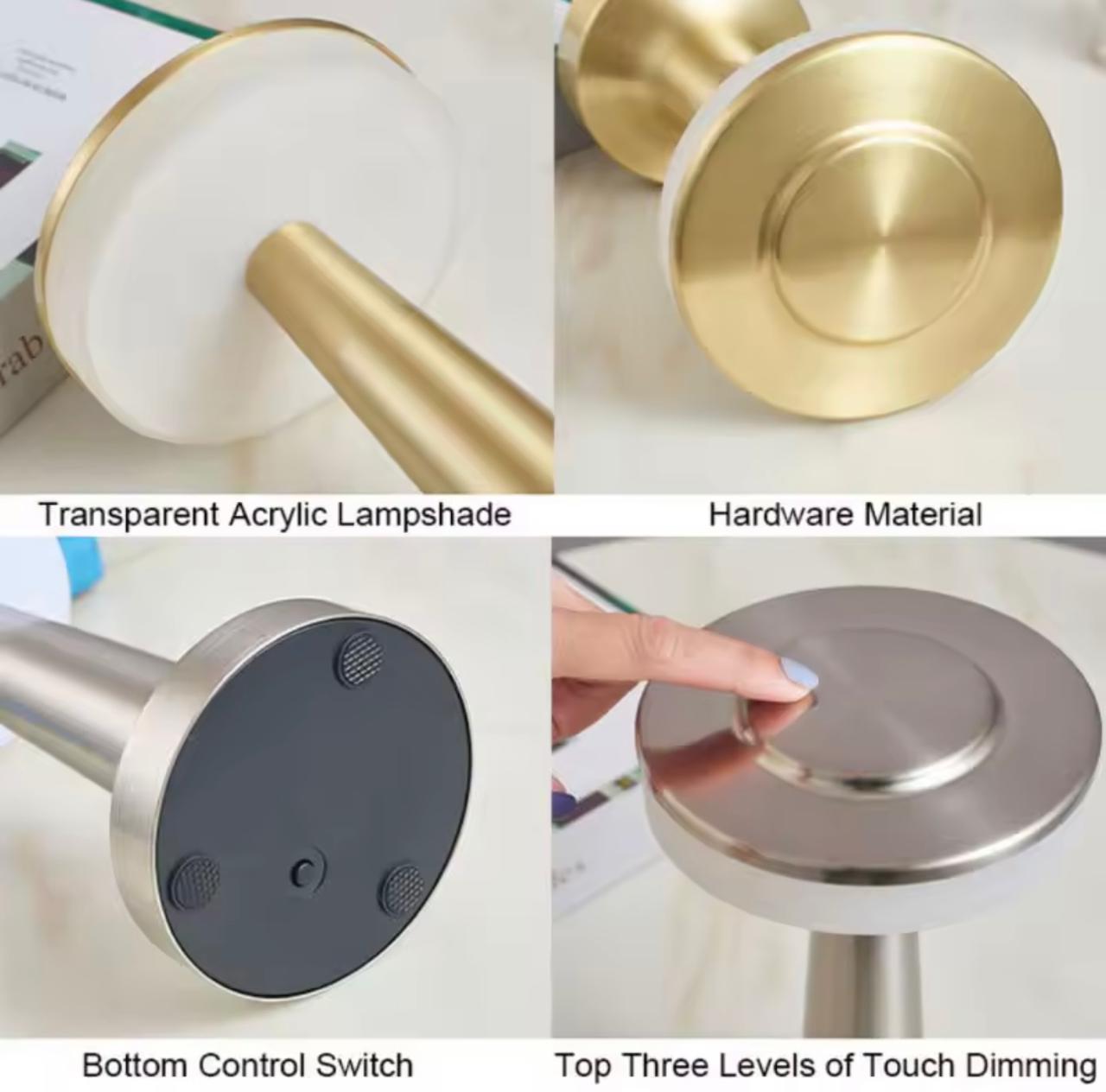 Lampe De Table Portables Sans Fil Rechargeable Avec Tactile Modèle 2