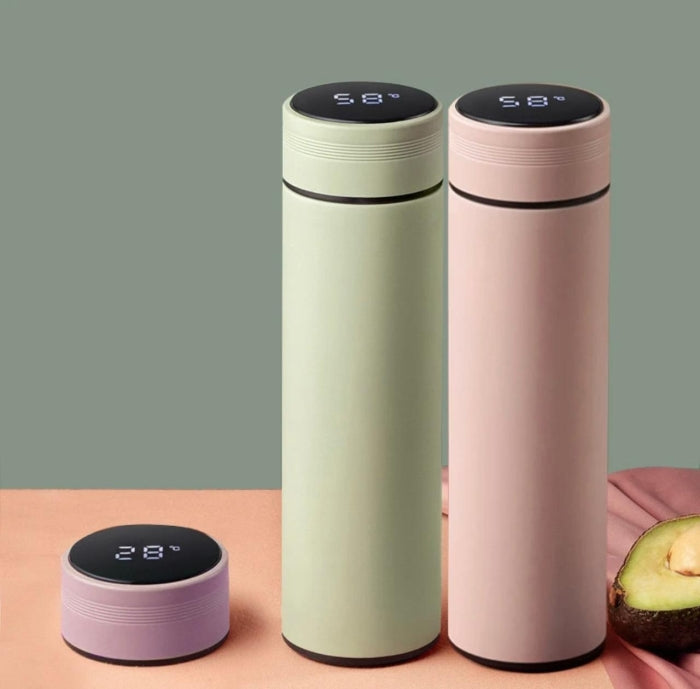 Thermos Isotherme En Acier Inoxydable Avec Afficheur De Température 500 ML