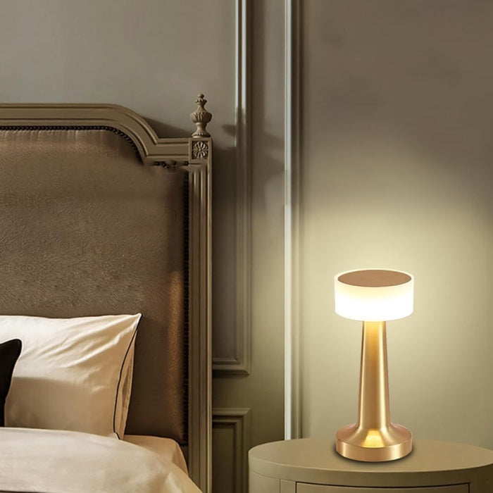 Lampe De Table Portables Sans Fil Rechargeable Avec Tactile