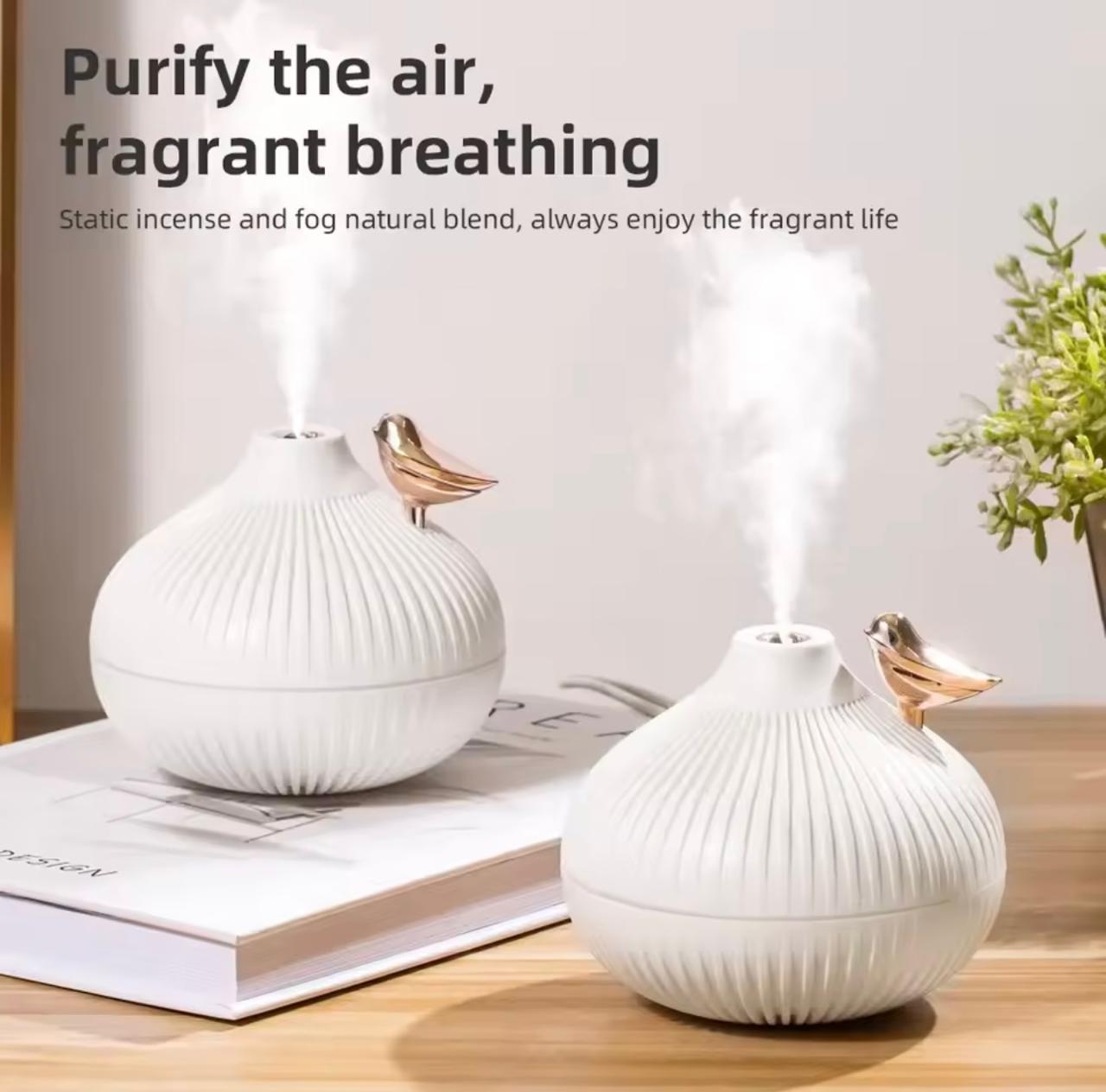 Aroma Diffuseur Électrique D'Huiles Essentielles Motif Oiseau 300 Ml