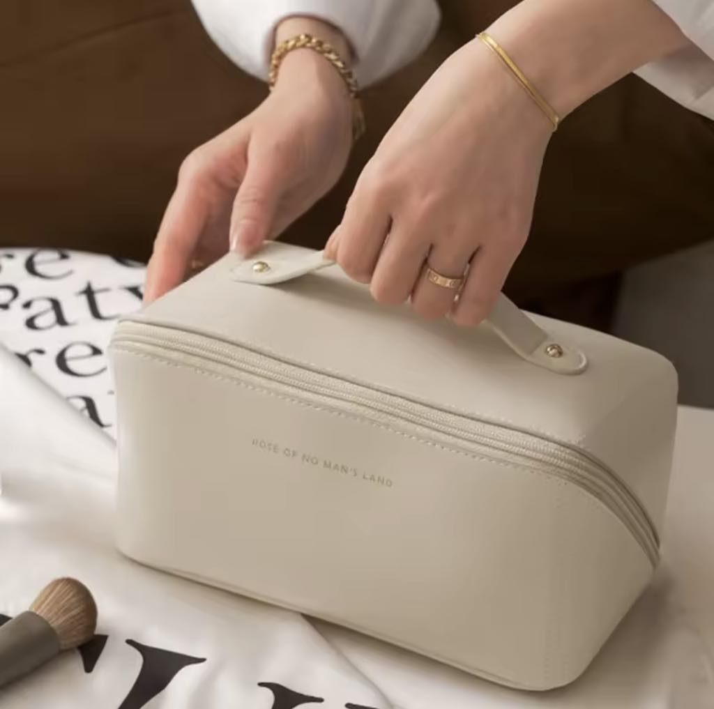 Trousse De Maquillage Multifonctionnelle En Similicuir