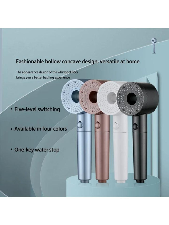 Douchette À Haute Pression Avec 5 Modes De Pulvérisation Avec Filtre D'eau