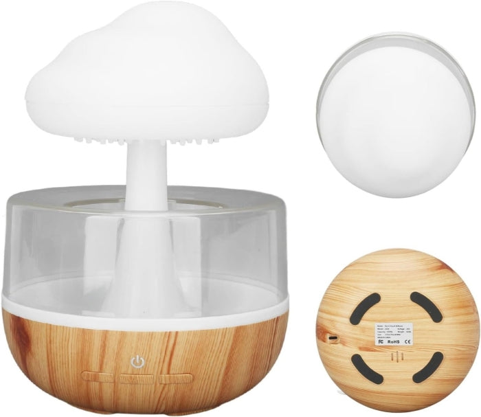 Diffuseur Humidificateur D'huiles Essentielles Et Veilleuse Colorée