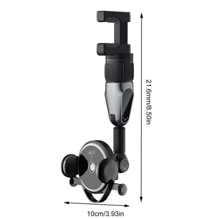 Support Téléphone De Rétroviseur Rotatif À 360 Degrés