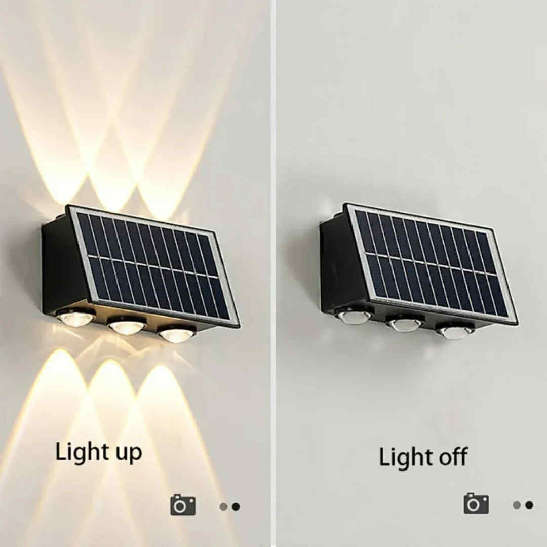 Applique Murale Solaire LED Extérieure 6 LED