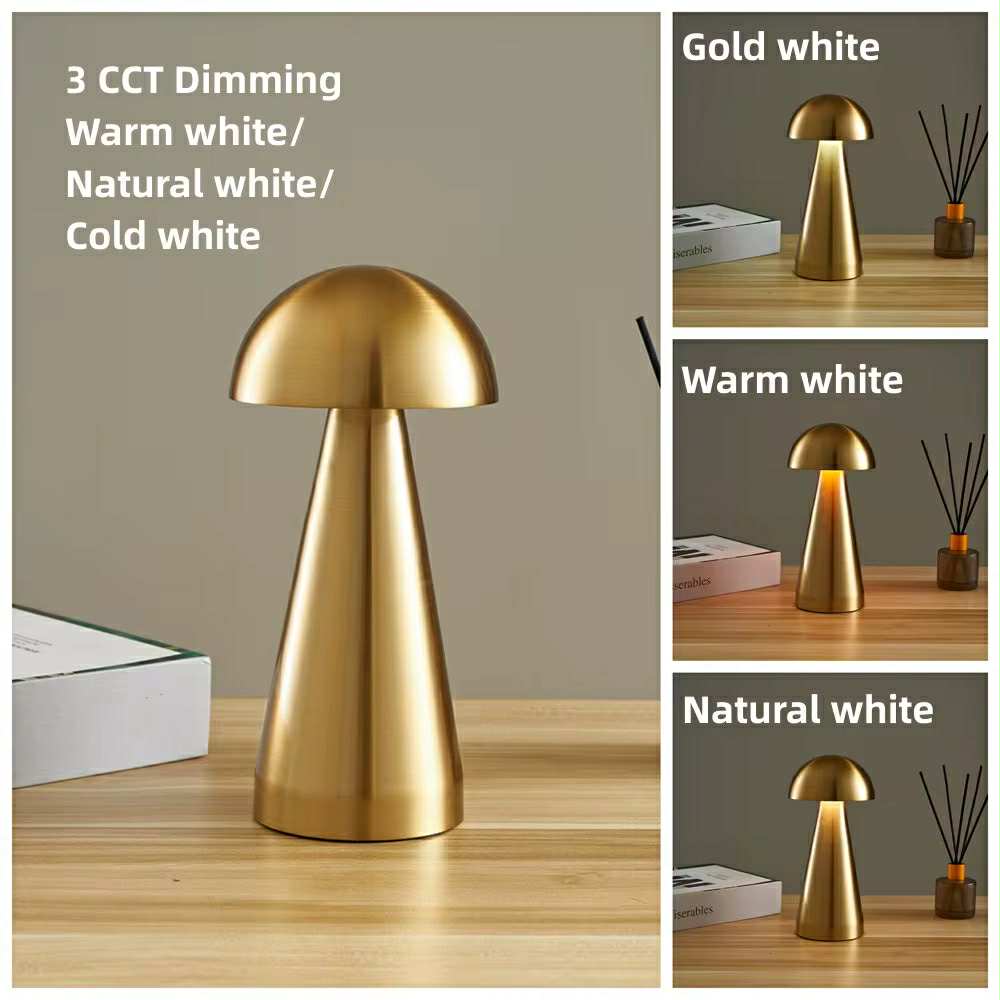 Lampe De Table Portables Sans Fil Rechargeable Avec Tactile
