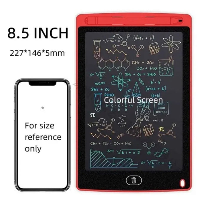 Ardoise Électronique Effaçable À Écran LCD Et Bouton De Suppression 8,5 Pouce