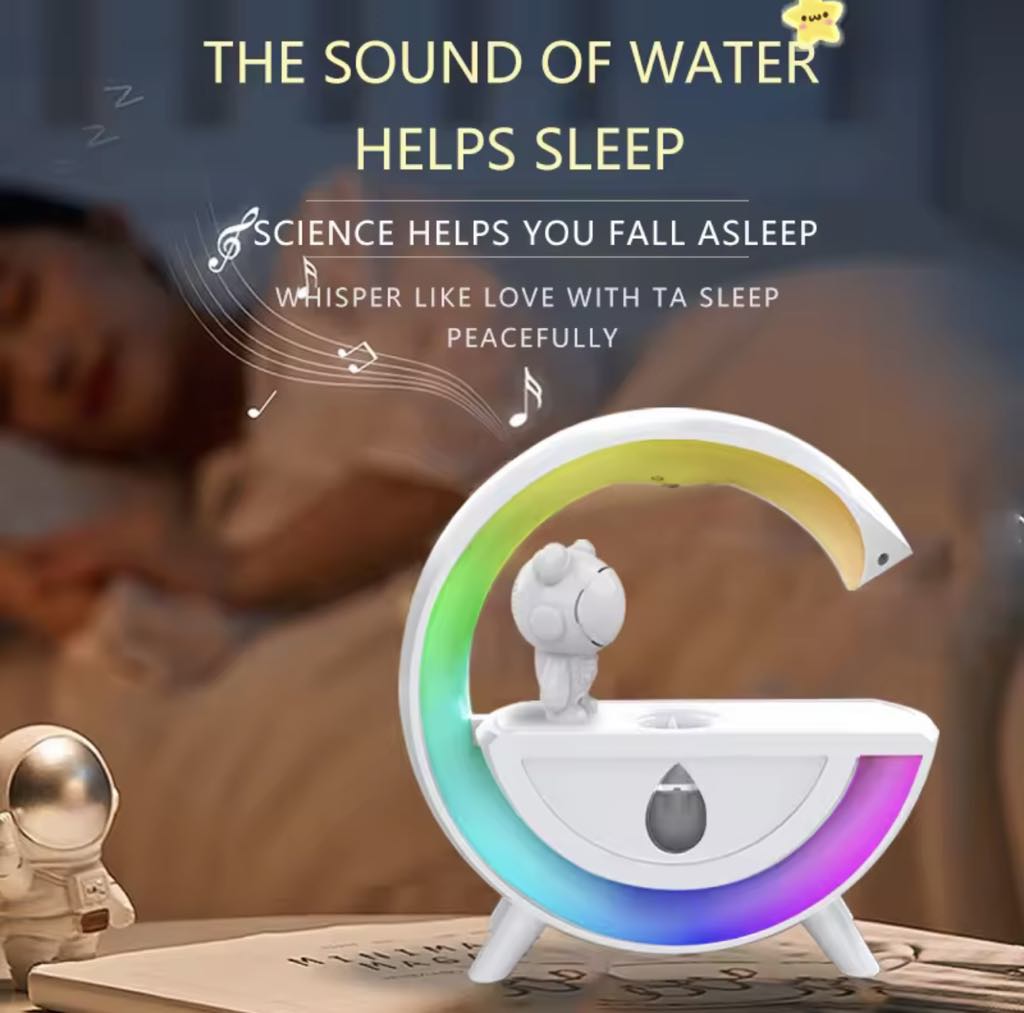Diffuseur D'arômes , Anti-Gravité avec Haut-parleur Bluetooth et lumière RGB