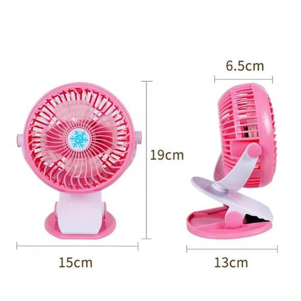 Ventilateur Sans Fils Portable Rotatif Et Rechargeable