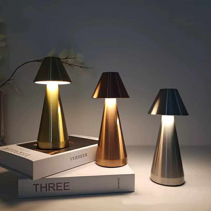 Lampe De Table Portables Sans Fil Rechargeable Avec Tactile