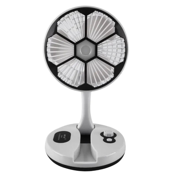 Ventilateur De Bureau Rechargeable Avec Lumière