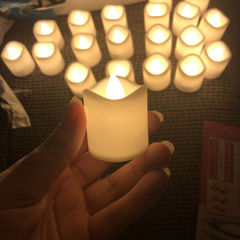 Chandelles électroniques 6 pièces romantiques pour mariage et fête sans flamme à LED
