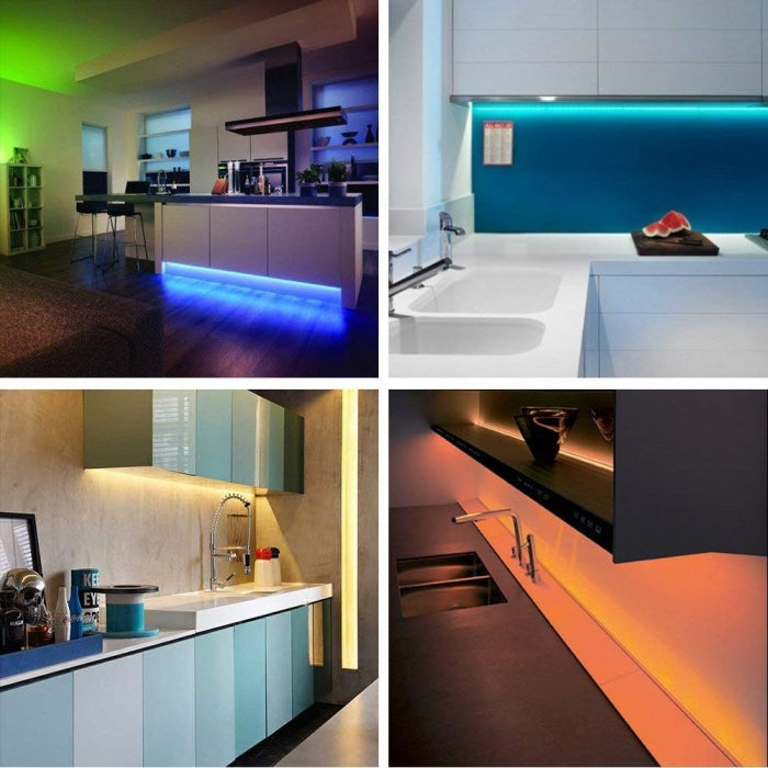 Bande Lumineuse Led Multi Couleurs 270 Led 5 Mètres Avec Télécommande