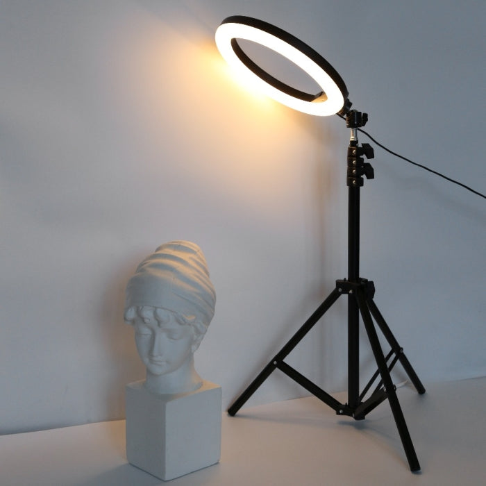 Ring Light RGB Avec Support Téléphone De Diamètre 33 Cm Trépied 2 M