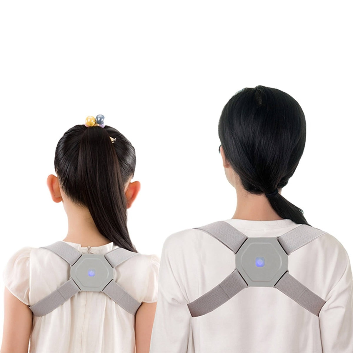 Correcteur De Posture Du Dos Intelligent, Bande De Posture Des Épaules Et Du Dos Avec Rappel De Capteur De Vibration