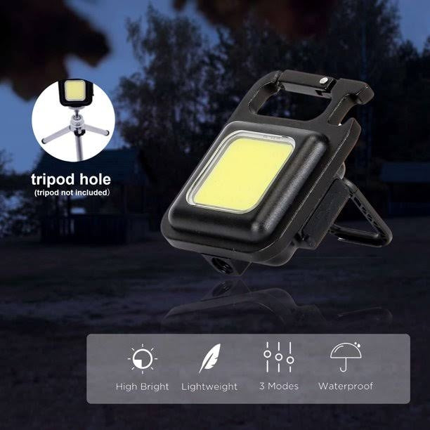 Lampe De Poche Et Porte-Clés Rechargeable 6 W