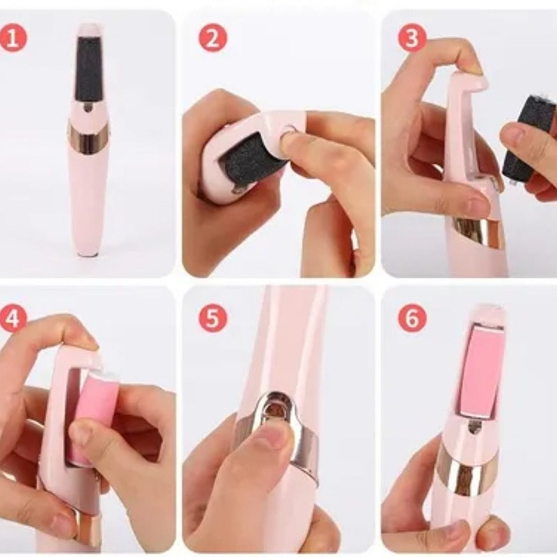 Lime À Pied Electrique-Rechargeable-Étanche-Dissolvant De Callosités De Peau Morte