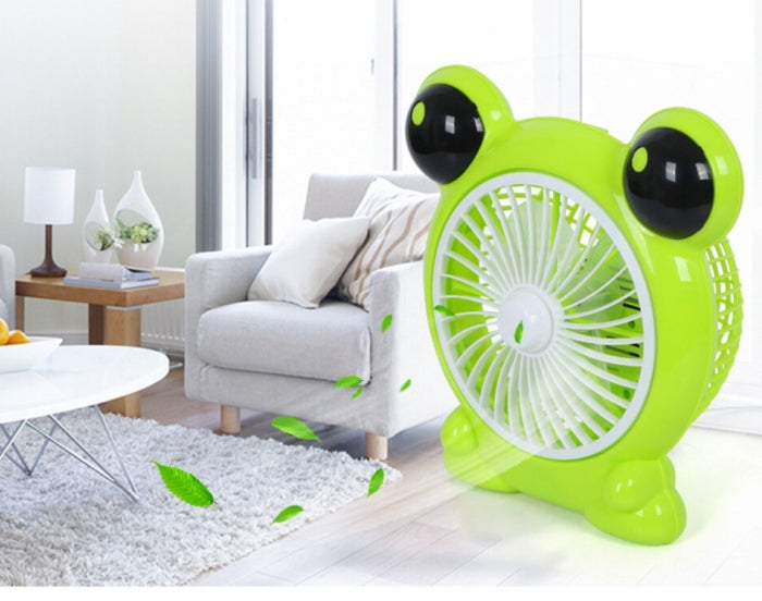 Ventilateur Portable Électrique En Plastique Pour Bureau Vert