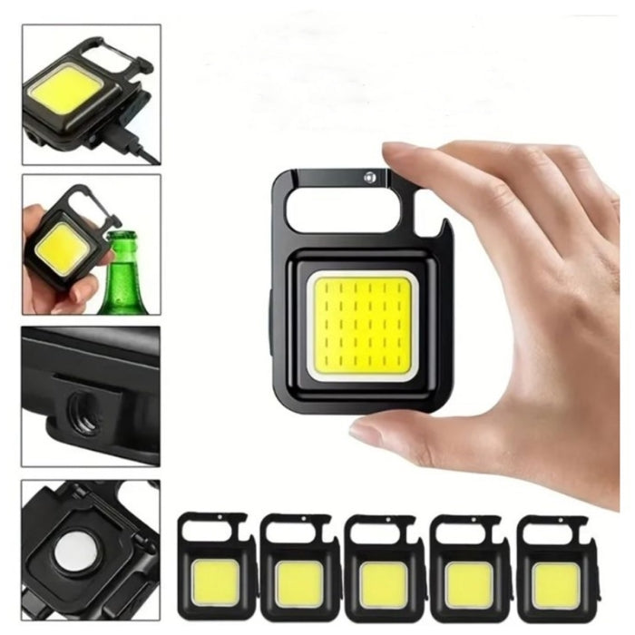 Lampe De Poche Et Porte-Clés Rechargeable 6 W