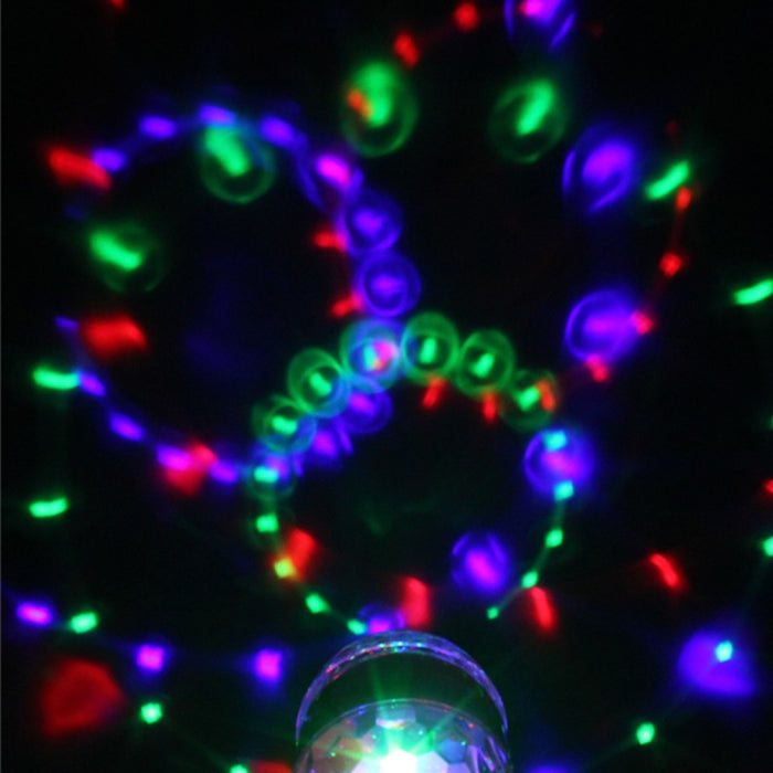 Lampe Disco magique à double tête E27 lumière de scène rotative 3W