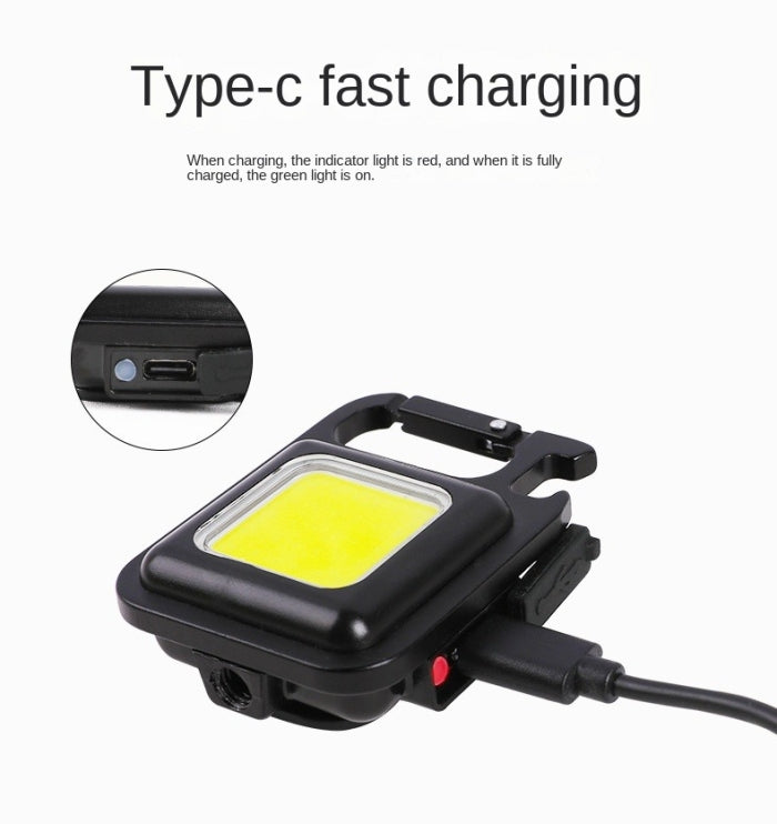 Lampe De Poche Et Porte-Clés Rechargeable 6 W