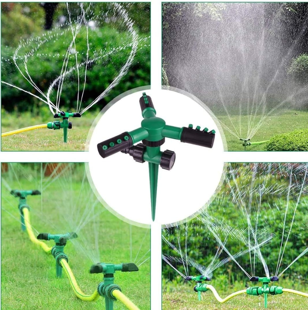 Arroseur Avec Rotation Automatique 360 Degrés Et 12 Jets