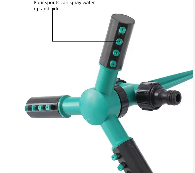 Arroseur Avec Rotation Automatique 360 Degrés Et 12 Jets