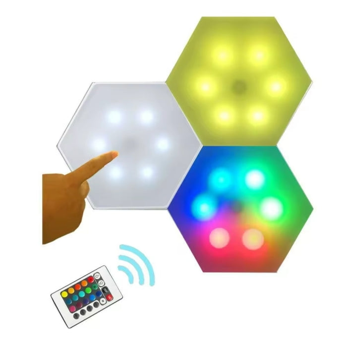 Lot De 3 Lampes Spots RGB Sans Fils Avec Télécommande