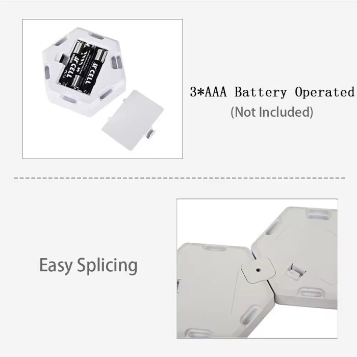Lot De 3 Lampes Spots RGB Sans Fils Avec Télécommande