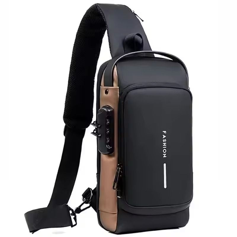 Sac À Dos À Bandoulière Antivol USB