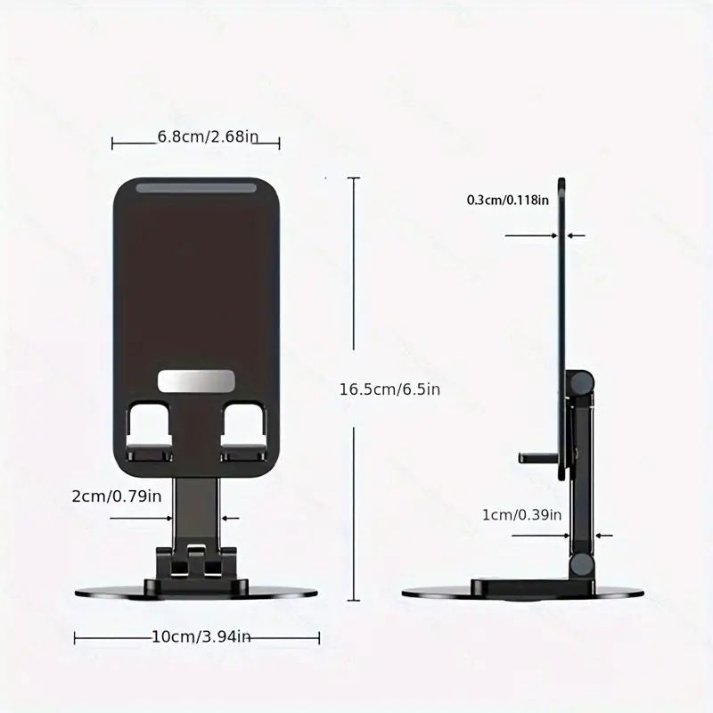 Support De Téléphone Portable Rotatif Pliable