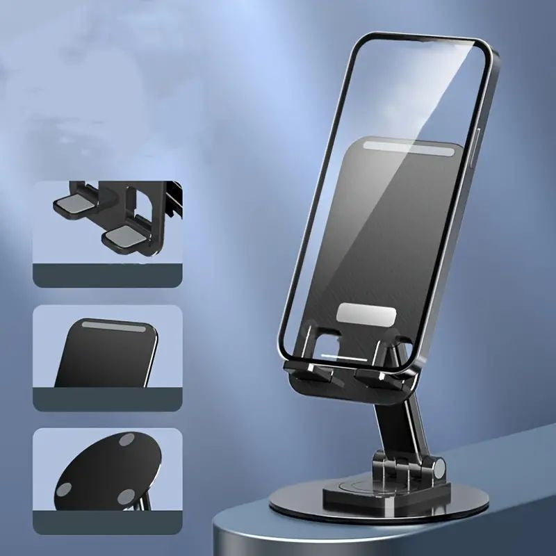 Support De Téléphone Portable Rotatif Pliable