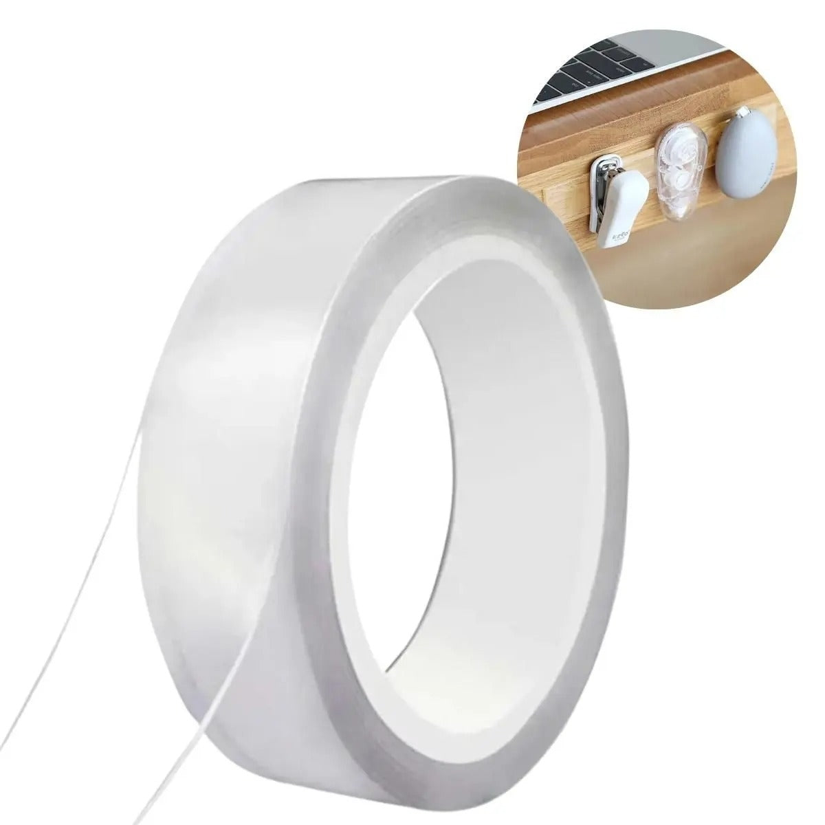 Ruban Adhésif Double Face Transparent 2 Cm x 5 M